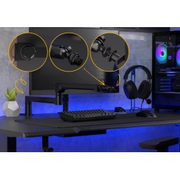 Endorfy rameno na mikrofon Broadcast Low Profile Boom Arm / 360st. rotace / kulová hlava / černý