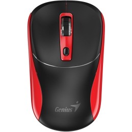 GENIUS NX-7123 BlackRed/ 1200 dpi/ bezdrátová/ Copilot/ 4tlačítková/ černočervená