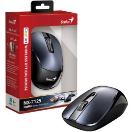 GENIUS NX-7125 Iron Grey/ 1200 dpi/ bezdrátová/ Copilot/ 4tlačítková/ kovově šedá