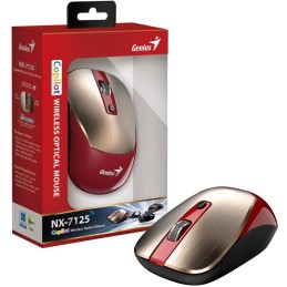 GENIUS NX-7125 GoldRed/ 1200 dpi/ bezdrátová/ Copilot/ 4tlačítková/ červenozlatá