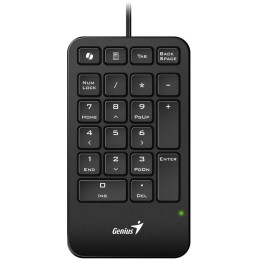 GENIUS NumPad 125/ Drátová/ USB-C/ Copilot/ slim design/ předložka/ černá