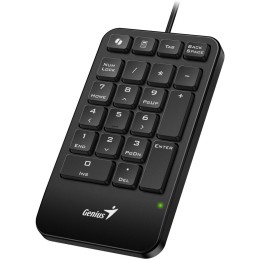 GENIUS NumPad 125/ Drátová/ USB-C/ Copilot/ slim design/ předložka/ černá