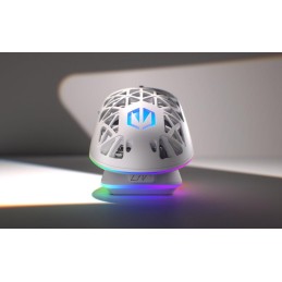 Endorfy myš LIV Plus Onyx White Wireless / PAW3395 / Khail GM 8.0 / bezdrátová / ultralehká / dockovací stanice / bílá