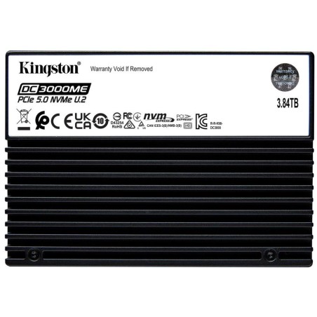 KINGSTON DataCenter DC3000ME 3,84TB SSD / U.2 PCIe 5.0 NVMe / Interní / TCG Opal Enterprise
