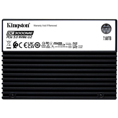 KINGSTON DataCenter DC3000ME 7,68TB SSD / U.2 PCIe 5.0 NVMe / Interní / TCG Opal Enterprise