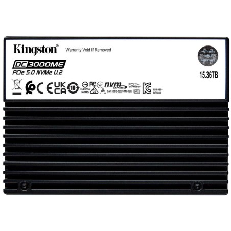 KINGSTON DataCenter DC3000ME 15,36TB SSD / U.2 PCIe 5.0 NVMe / Interní / TCG Opal Enterprise