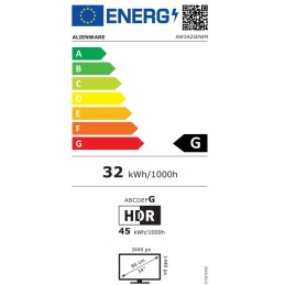 DELL AW3425DWM Alienware curved / 34" WQHD/ 21:9/ 3440 x 1440/ 2ms/ 2 x USB/ DP/ 2x HDMI/ 3Y Basic on-site
