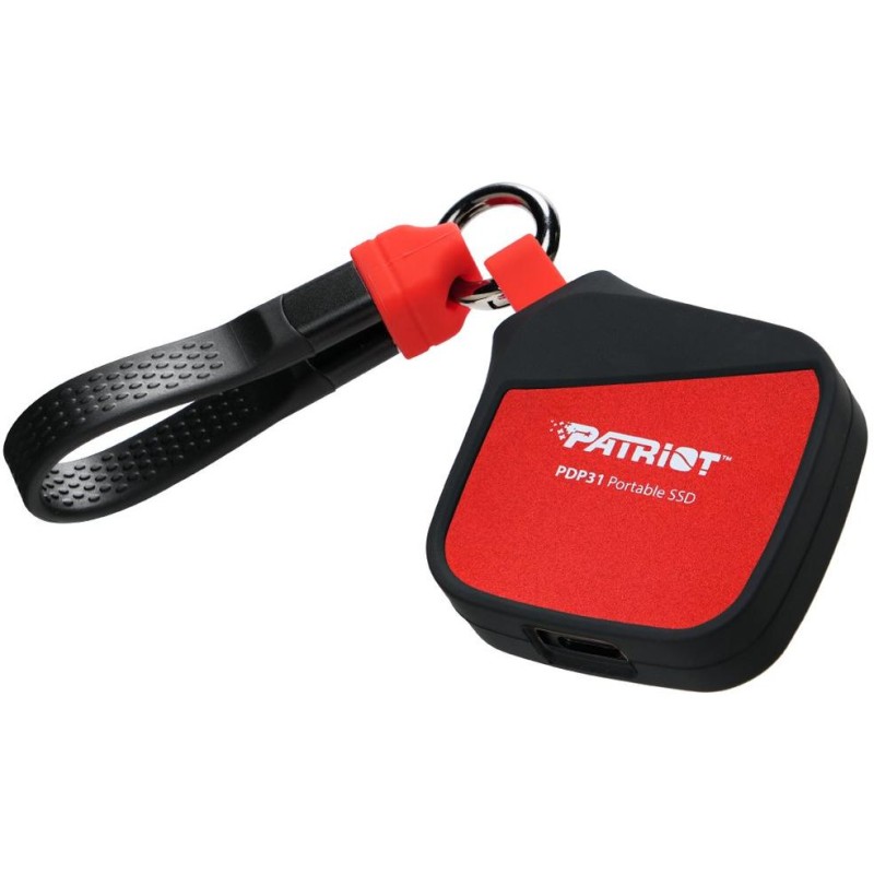 PATRIOT Portable SSD PDP31 1TB M.2 2230 format / USB 3.2 Gen2 / USB Type-C / externí / černo-červený
