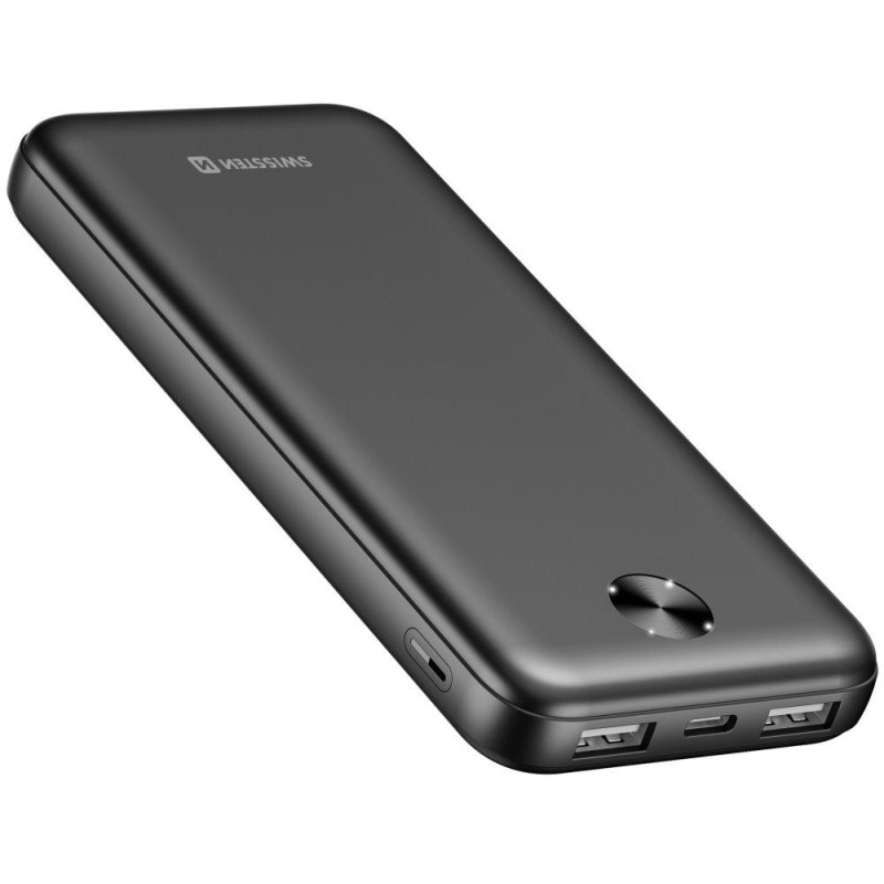 Swissten Power bank 10000 mAh WORX PRO - černá