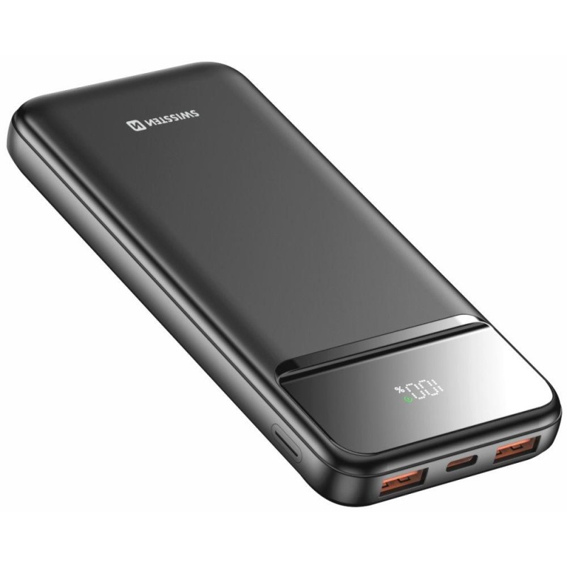 Swissten Power bank 10000 mAh POWER LINE II - černá