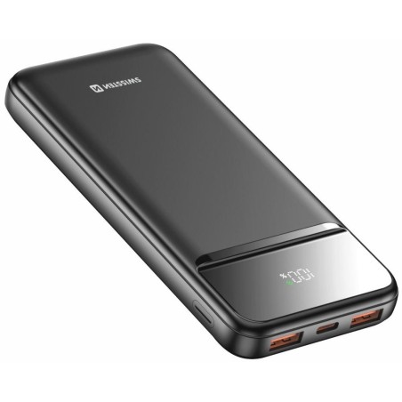 Swissten Power bank 10000 mAh POWER LINE II - černá