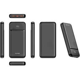 Swissten Power bank 10000 mAh POWER LINE II - černá