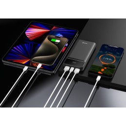 Swissten Power bank 10000 mAh POWER LINE II - černá