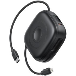 Swissten Power bank VOLTBOX MagGO 10000 mAh s integrovanými kabely + MAGSAFE + Apple WATCH