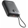 Swissten Powerbank VOLTBOX 35W 30000 mAh mit integrierten Kabeln - USB-C, A, Lightning / schwarz