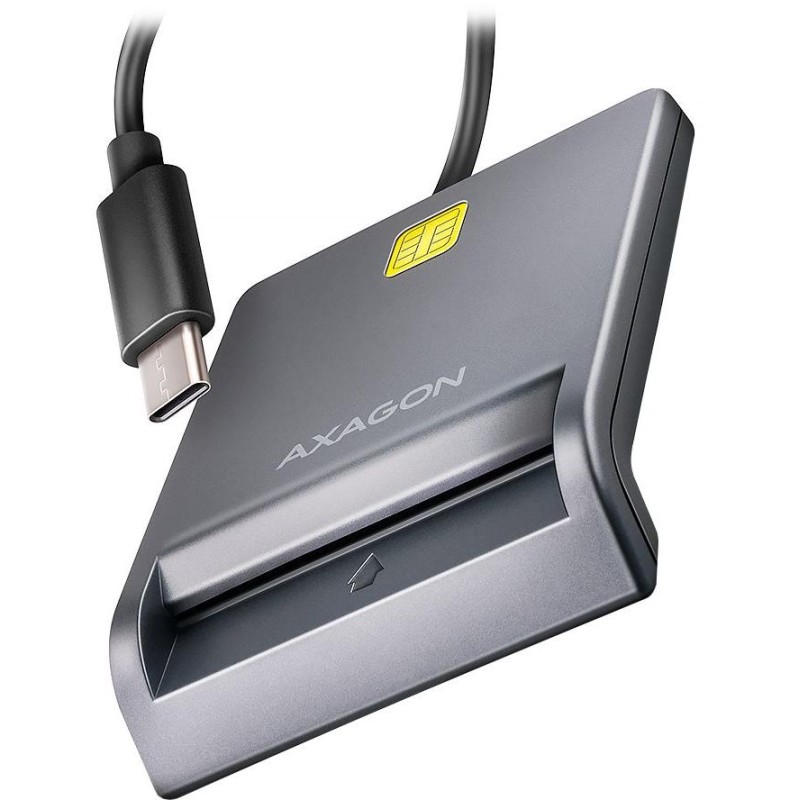 AXAGON čtečka kontaktních smart karet USB-C (eObčanka) / Smart Card / CRE-SM3TC / USB type-C / 1,2m