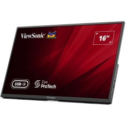 ViewSonic VA1650 16" 16:9  1920 x 1080 SuperClear® IPS přenosný monitor, HDMI,2 USB type C, ochranný obal