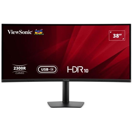 ViewSonic VA3820C '38" 21:9 3840 x 1600, SuperClear® IPS zakřivený monitor, 2 HDMI,DP,USB,USB-C 96W, speakers,výš. nast.