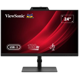 ViewSonic VG2441V '24" 16:9 1920 x 1080 FHD SuperClear® IPS , 120Hz, HDMI, DP, Webcam, mikrofon, USB, Speakers