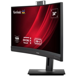 ViewSonic VG3457CV 34" 21:9,3440 x 1440,SuperClear®VA,zakřivený,2 HDMI,DP,100W USB-C,RJ45,USB,speakers,výš. nast.,webcam