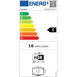 ViewSonic XG24G1 '24" 16:9 1920 x 1080 SuperClear® IPS, 180Hz, 1ms MPRT, 2 HDMI,DP, HDR10,výškově nastavitelný