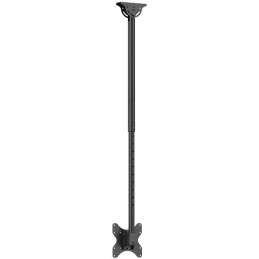 Neomounts CL35-340BL12 Flat Screen Ceiling Mount (Height: 106-156 cm)