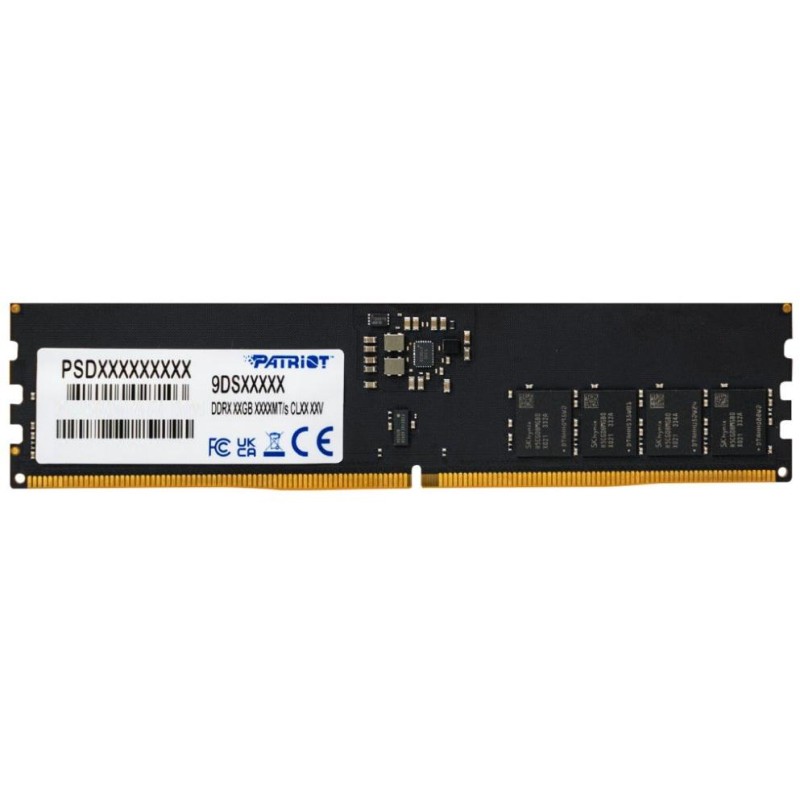 PATRIOT Signature 16GB DDR5 6400MT/s / CUDIMM / CL52 / 1,1V /