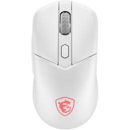 MSI herní myš VERSA 300 Wireless White/ bezdrátová/ 8.000 dpi/ 2,4GHz/ BT5.3/ USB/ RGB podsvícení/ 6 tlačítek/ bílá