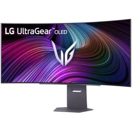 LG monitor zakřivený 45GX90SA-B 44,5 " OLED/3440x1440/21:9/275cd/m2/240 HZ/0,03ms/ DP/HDMI/USB-C/LAN/7Wx2/výškově stav.