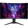Phantom Gaming by Asrock Monitor gebogen PG27QRT2A 27"/VA/2560x1440/180Hz/300cd/m2/1ms/HDMI/DP/Lautsprecher/WLAN-Antenne
