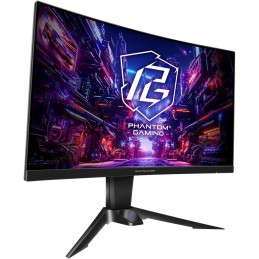 Phantom Gaming by Asrock monitor zakřivený PG27QRT2A 27"/VA/2560x1440/180Hz/300cd/m2/1ms/HDMI/DP/speaker/wifi anténa