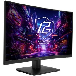 Phantom Gaming by Asrock monitor zakřivený PG27QRT1B 27"/VA/2560x1440/180Hz/300cd/m2/1ms/HDMI/DP/speaker