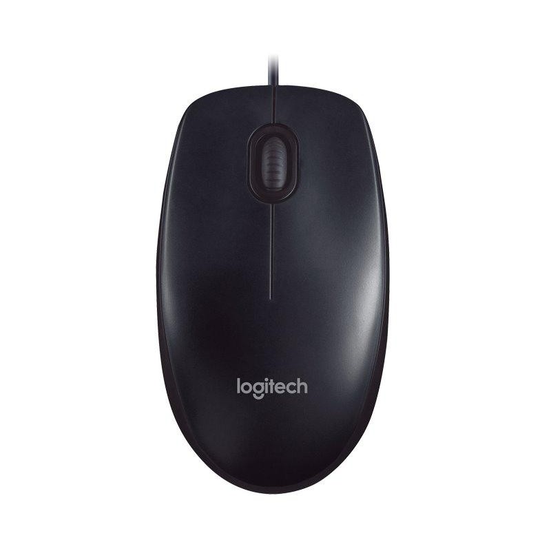Logitech myš M90/ Drátová/ Optická/ 1000dpi/ USB/ černá