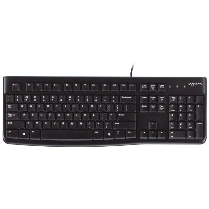 Logitech klávesnice K120 for Business/ Drátová/ USB/ CZ/ Černá