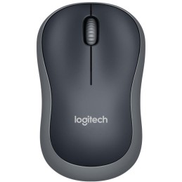Logitech myš M185/ Bezdrátová/ Optická/ 1000dpi/ USB přijímač/ šedá