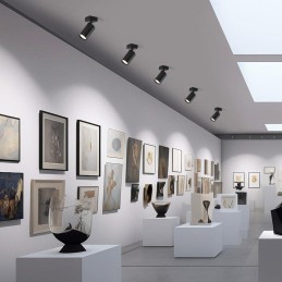 IMMAX NEO LITE PUNTO-1 SMART bodové svítidlo černé zdroj GU10 6W, RGB+CCT, Wi-Fi, BEACON, TUYA