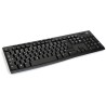 Logitech keyboard K270/ Wireless/ 2.4GHz/ USB receiver/ CZ/ Black