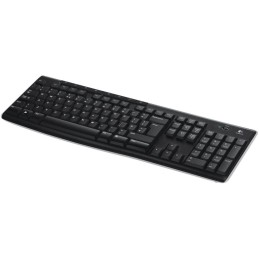 Logitech klávesnice K270/ Bezdrátová/ 2.4GHz/ USB přijímač/ CZ/ Černá