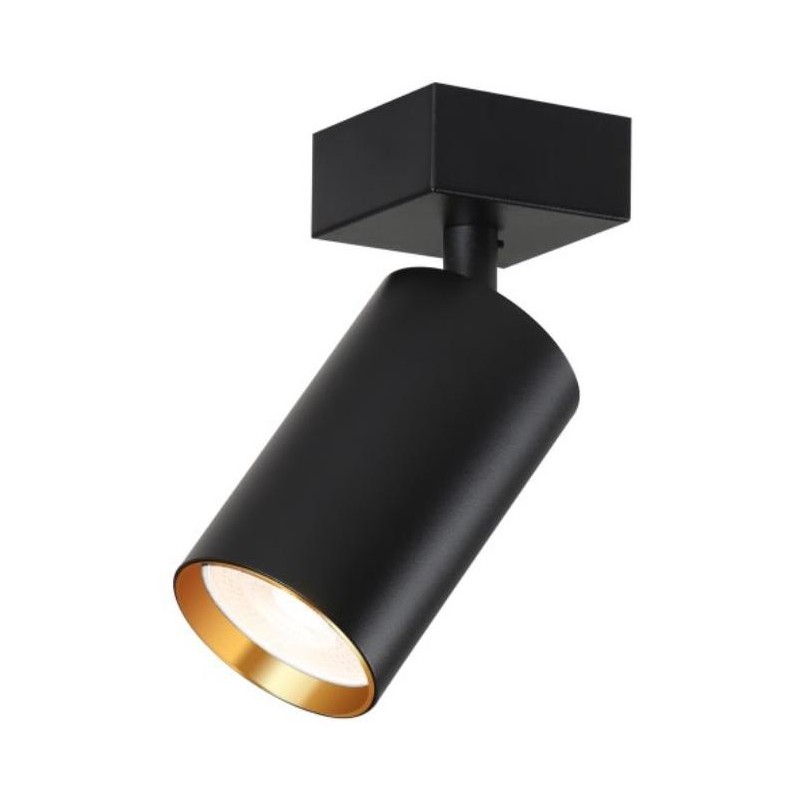 IMMAX NEO PUNTO-1 SMART bodové svítidlo černé zlaté zdroj  GU10 4,8W, RGB+CCT, Zigbee 3.0, TUYA