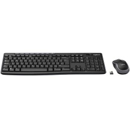 Logitech set MK270/ Bezdrátová klávesnice + myš/ 2.4GHz/ USB přijímač/ CZ/ černý