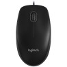 Logitech myš B100/ Drôtová/ Optická/ 800dpi/ USB/ čierna