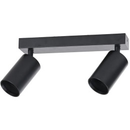 IMMAX NEO LITE PUNTO-2 SMART bodové svítidlo černé zdroj 2xGU10 6W, RGB+CCT, Wi-Fi, BEACON, TUYA