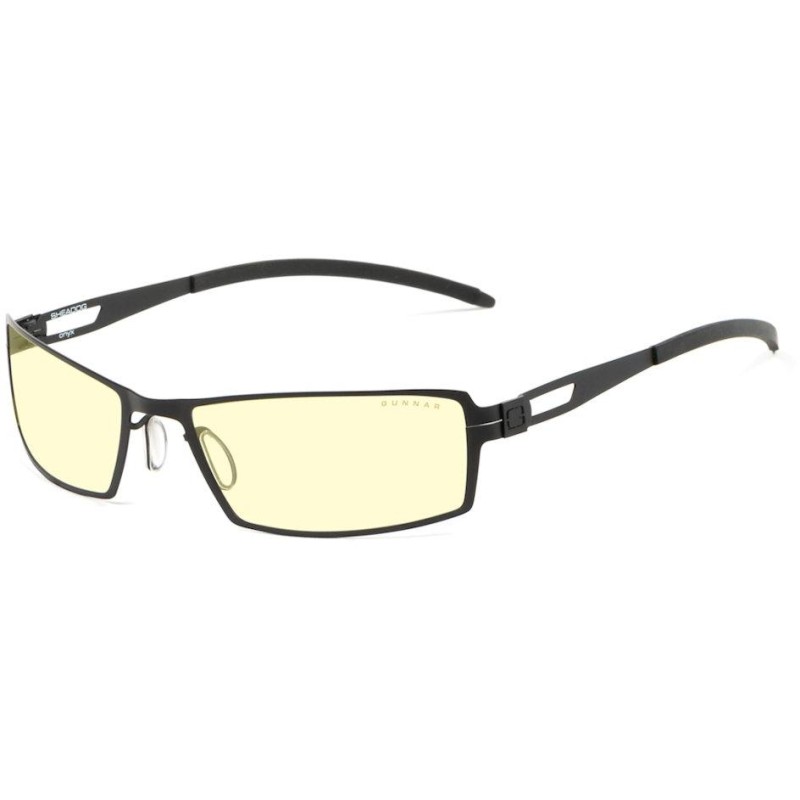 GUNNAR kancelářske/herní brýle SHEADOG ONYX * jantárová skla * BLF 65 * GUNNAR focus