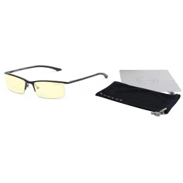 GUNNAR kancelářske/herní brýle EMISSARY ONYX * jantárová skla * BLF 65 * GUNNAR focus