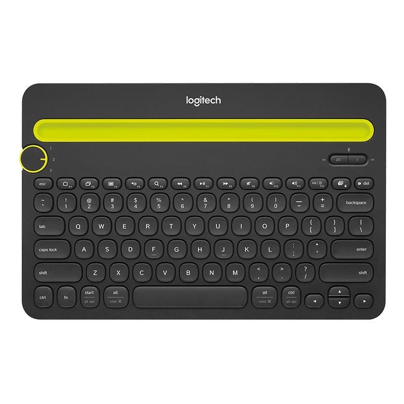Logitech klávesnice K480/ Bezdrátová/ Bluetooth/ US (americká)/ černá