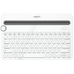 Logitech klávesnice K480/ Bezdrátová/ Bluetooth/ US (americká)/ bílá