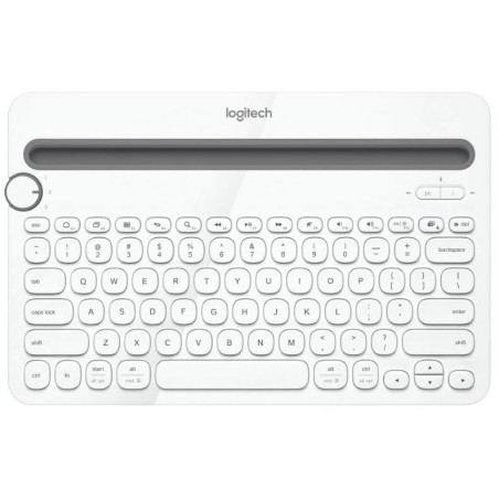 Logitech klávesnice K480/ Bezdrátová/ Bluetooth/ US (americká)/ bílá