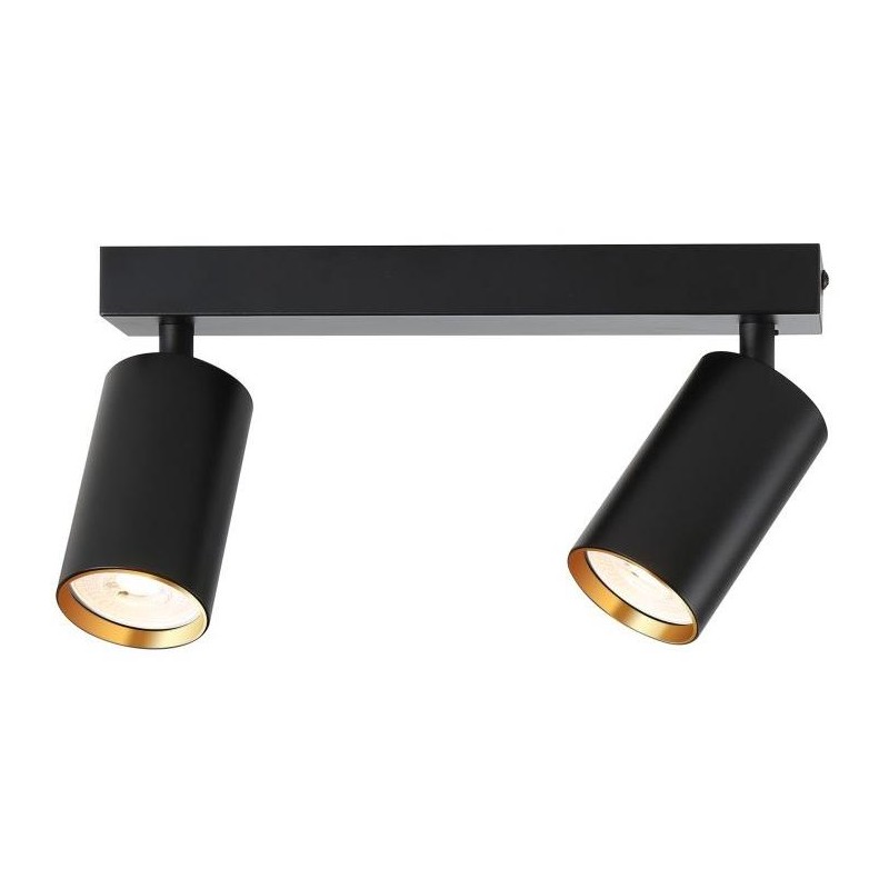 IMMAX NEO PUNTO-2 SMART bodové svítidlo černé zlaté zdroj GU10 4,8W, RGB+CCT, Zigbee 3.0, TUYA