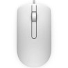 DELL MS116/ myš/ optická/ 2 tlačítka + rolovací/ USB/ bílá