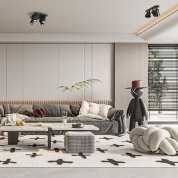 IMMAX NEO LITE PUNTO-4 SMART bodové svítidlo černé zdroj GU10 6W, RGB+CCT, Wi-Fi, BEACON, TUYA